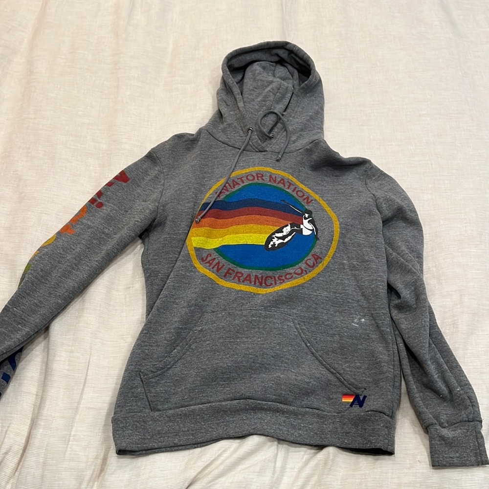 Aviator nation grey sweatshirt. Size medium.